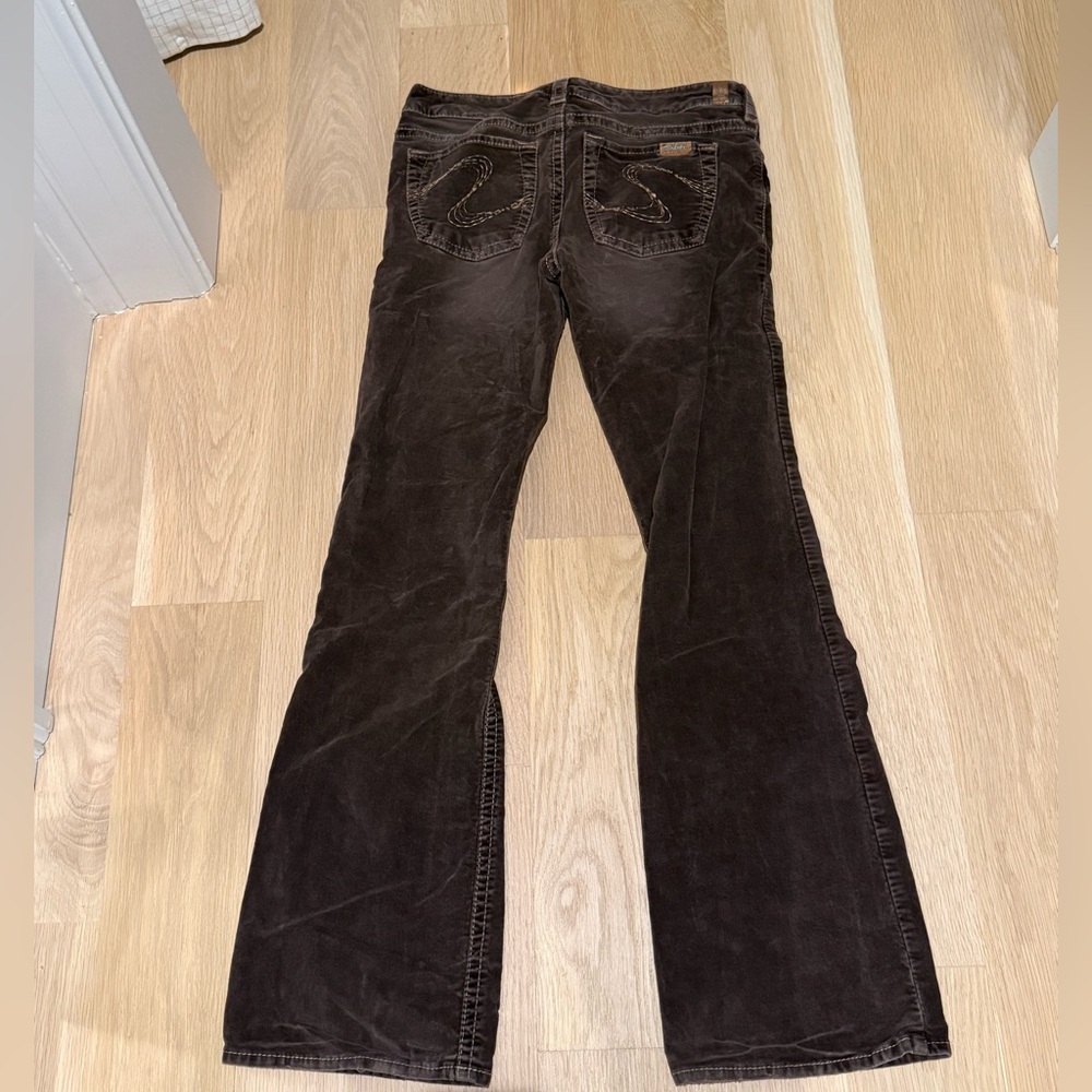 Silver Jeans Brown Boot Cut Corduroys - size  29 - Picture 2 of 4